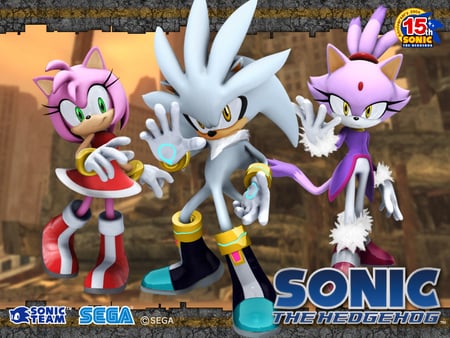 silver,amy,and blaze - silver, video games, blaze, amy