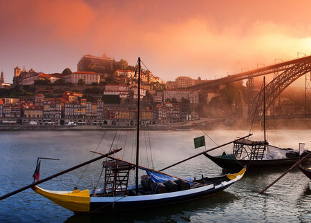 Portugal - portugal, boats, lisboa, river, sunset