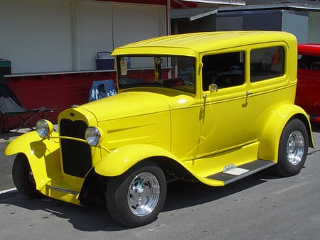 Antique 1930 Ford Model A  Sedan - model a, ford, antique, sedan