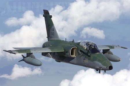 AMX International - jet, brazilian air force, training aircraft, brazilian