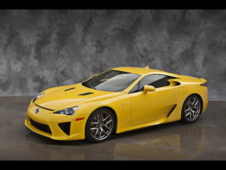 Lexus LFA - lexus, lfa, yellow, 2012