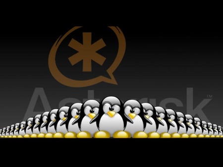 tux-friends - penguin, asterix, tux, friends