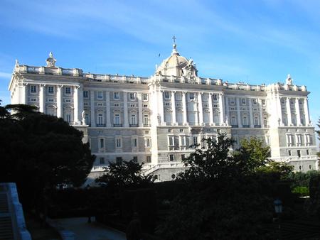 palacio de Oriente- Madrid - spain, madrid, flag, castle