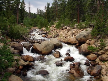 Estes Park, Colorado - mountains, colorado, water, rivers, nature