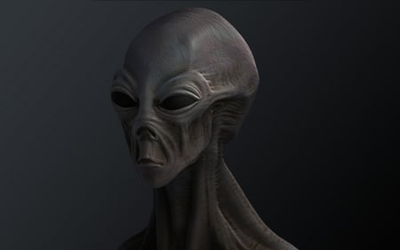 Alien-Area 51 - grey, cg, 3d, abstarct