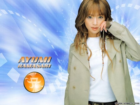 Ayumi Hamasaki - hair beads, lady, cross necklace, pose, model