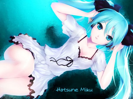 Hatsune Miku - hatsune, anime, vocaloid, miku