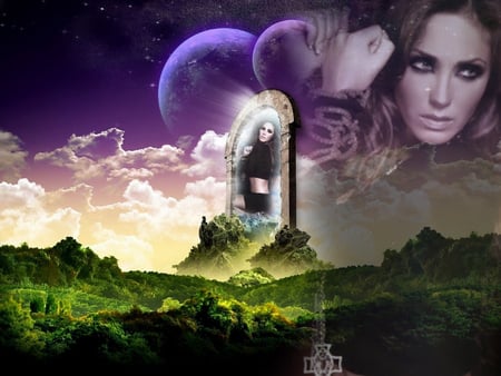 Anahi Fantasy - anahi, wallpaper, fantasy, beautiful