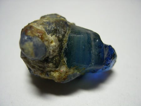 Crystal Blue - sapphire, crystal, blue, rough