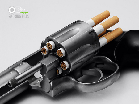 Smoking Kills - peole, cg, smoking, gun