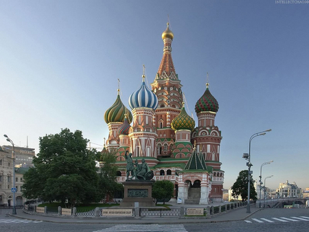 St Basil's - a different view - cathedral, russia, history, museum, heritage, st basils cathedral, architecture