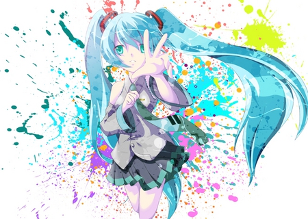 Hatsune Miku - vocaloid, miku, anime, hatsune miku