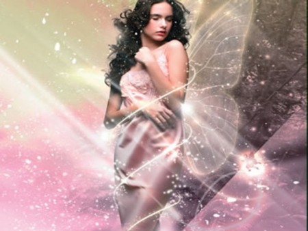 WRAPPED IN FAIRY DUST - fairy, female, pink, wings