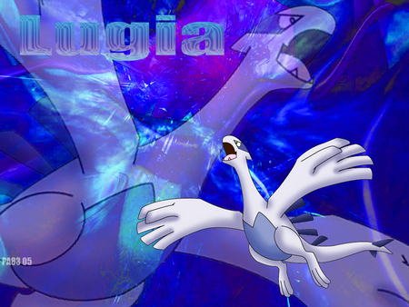 lugia - lugia, white, shiny, blue