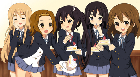 K_ON - yui, nakano, anime, ritsu, mugi, mio