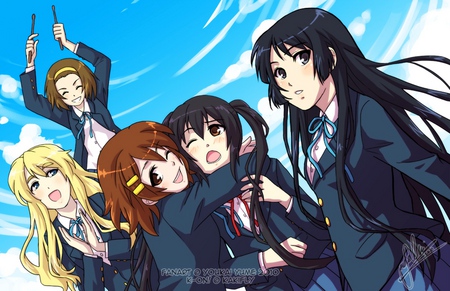 K_ON - k-on, ritsu, anime, mugi, nakano, mio, yui