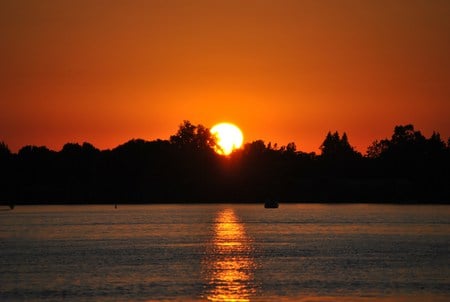 The Sacramento River - quiet, tranquility, sunset, peace