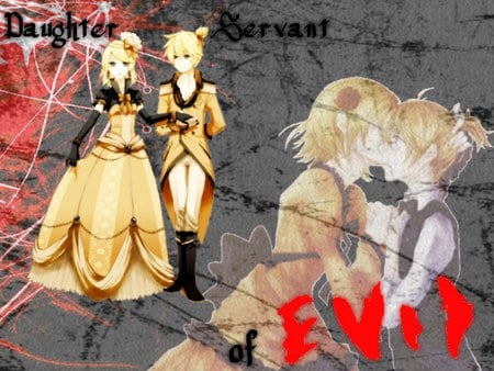 Kagamine Rin & Kagamine Len - princess, girl, kagamine rin, vocaloids, len, kiss, rin, pretty, kagamine, boy, vocaloid, beautiful, anime, prince, cute, kagamine len