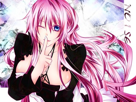 Vocaloid - megurine luka, anime, vocaloid, pink