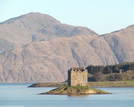 Scotland - Castle Stalker - castle stalker, monty python and the holy grail, castles, scotland