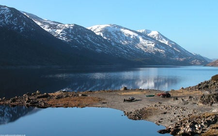 Scotland - Loch Mullardoch - lakes, lochs, scotland, loch