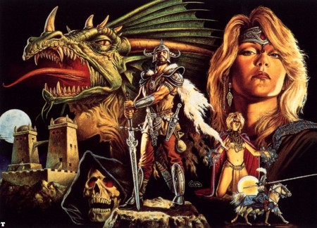 Forgotten Realms - fantasy, dragon, clyde caldwell, forgotten