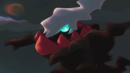 Pokemon - pokemon, darkrai, black, dark