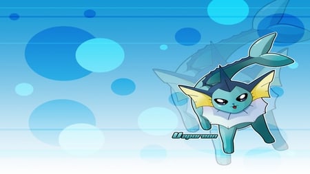 Pokemon - water, blue, pokemon, vaporeon