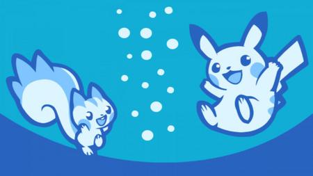 Pokemon - pachirisu, water, pokemon, pikachu