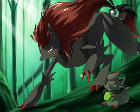 Pokemon - pokemon, rare, zorua, dark, generation 5, zoroark