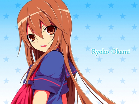 Ookami-san - ookami ryouko, ookami-san, anime, cute, ookami-san to shichinin no nakama-tachi