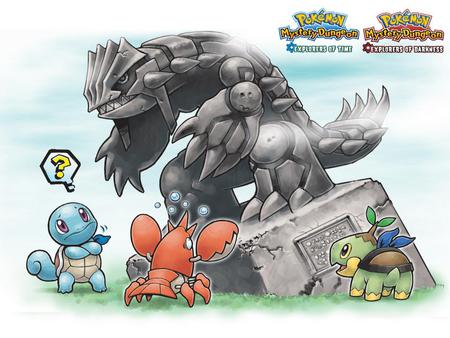 Pokemon - pokemon, turtwig, corpish, squirtle, groudon, mystery dungeon