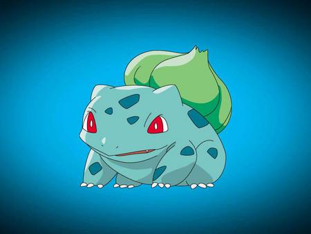 Pokemon - pokemon, grass, blue, bulbasaur