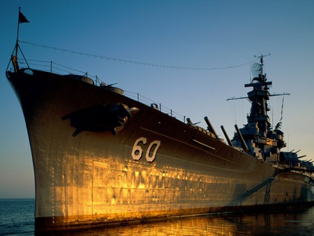 USS Alabama - battleship, alabama, ship, military