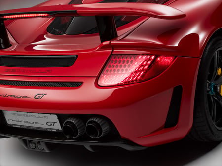 2007-Gemballa-Mirage-GT-Red-Edition-based-on-Porsche-Carrera-GT-Tail-Pipes - hd, fast, 2007, speed, car, gemballa mirage gt, porsche, sport car