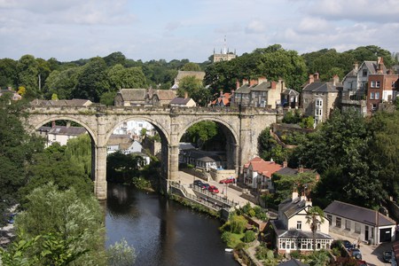 Nidd viaduct - knaresborough, railway, river nidd, viaduct