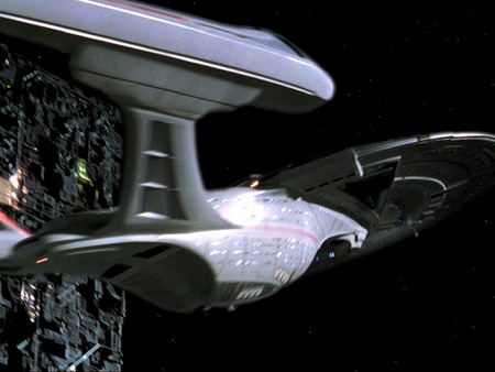 Enterprise - space, star trek, scifi, enterprise, ship, movie, first contact