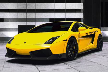 Lamborghini Gallardo - kk designs, lamborghini gallardo, yellow lambo, kkvt, kumma