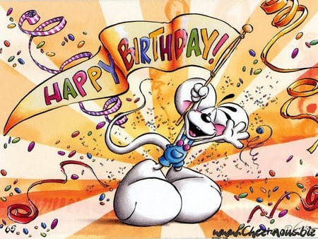 HAPPY BIRTHDAY TO YOU!!!!!!!!!!!!!!!!!!!! - white, birthday, mouse, banner