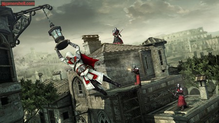 Escape from Gunmen - ezio, gunmen, rome, acbh