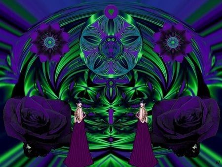 Purple Persuader - eye candy, collage, 3d, fractal, abstract