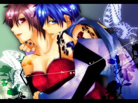 Vocaloid - Kaito & Meiko - anime, meiko, kaito, vocaloid