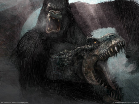 King Kong - gaurilla, peter jacksons king kong, game, king kong, dragon, movie, action, adventure