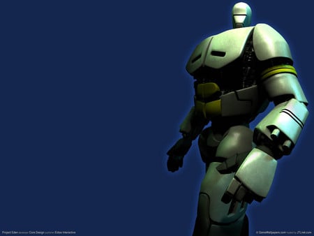 Solid Robo - mechanical, project eden, hd, action, adventure, video game, robot