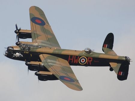 Avro Lancaster - world war two, raf, royal air force, lancaster bomber