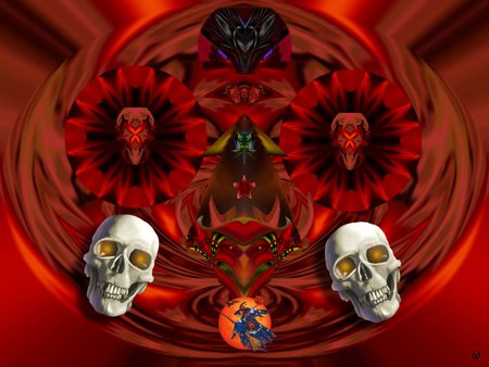 Happy Halloween - eye candy, collage, 3d, fractal, abstract