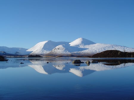 Scotland - Loch Ba (Rannoch Moor) - moors, lochs, scotland, lakes