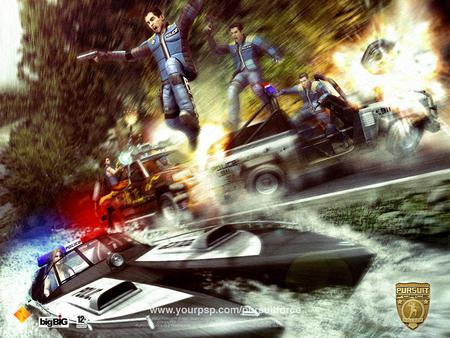 Game Police - gun, fighting, hero, video game, police, stunning, hd, adventure, pursuit force, action, shooting, boat