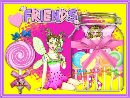 Fairy Friends - fairies, friends, pretty, fantasy