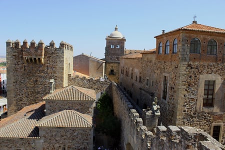 Caceres city - day, caceres, castle, medieval